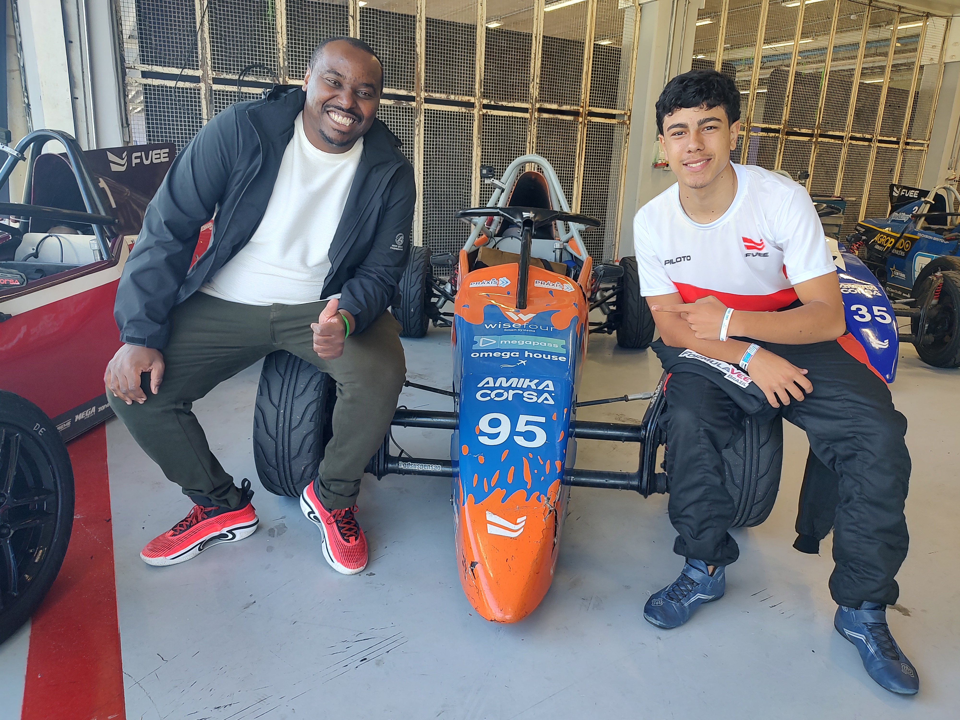 João Alécio e Roberto Luiz Jr. (Megapass)