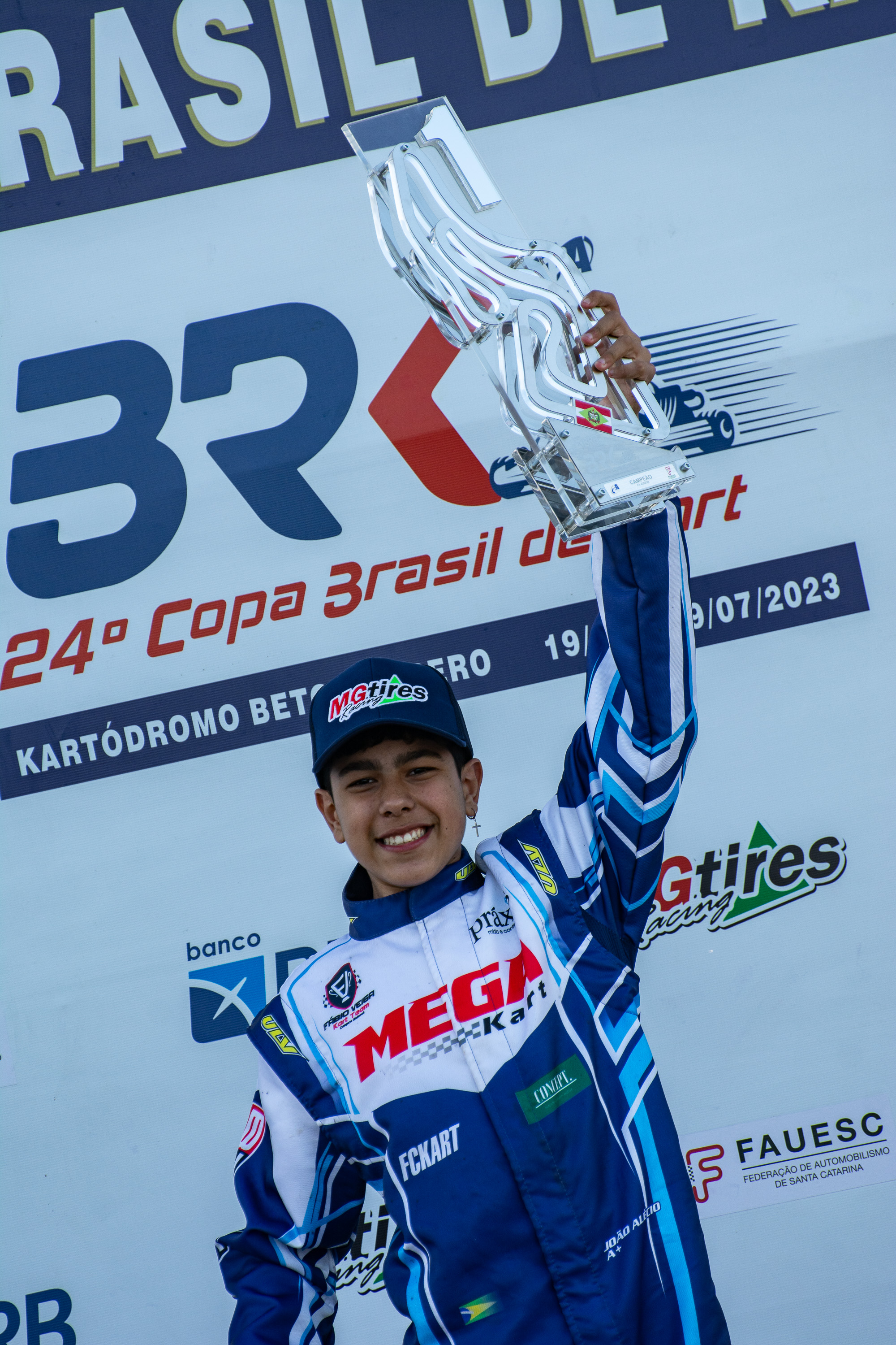 Campeão da Copa Brasil de Kart