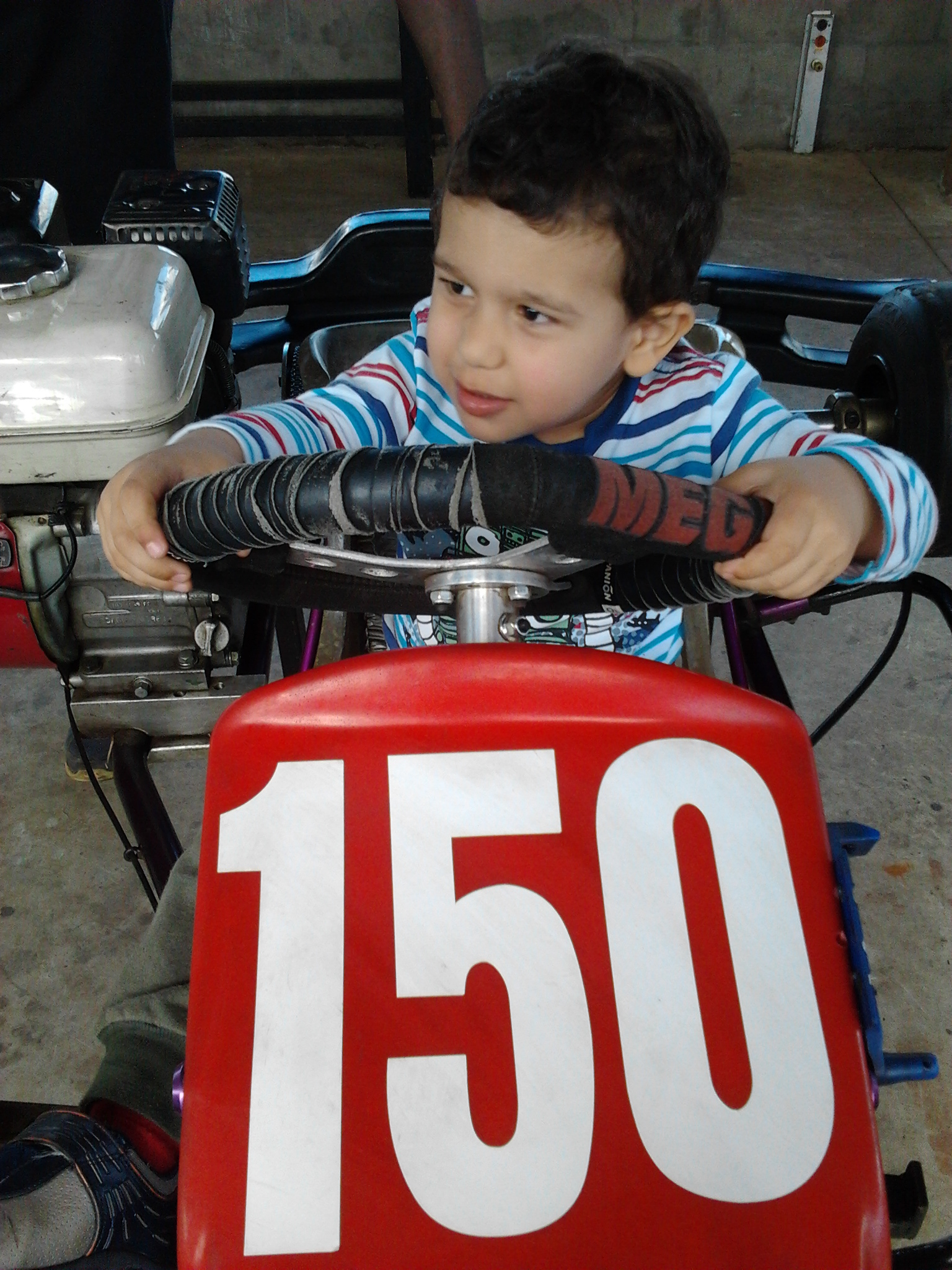 Primeira Vez no Kart (Início do Sonho aos 5 anos)